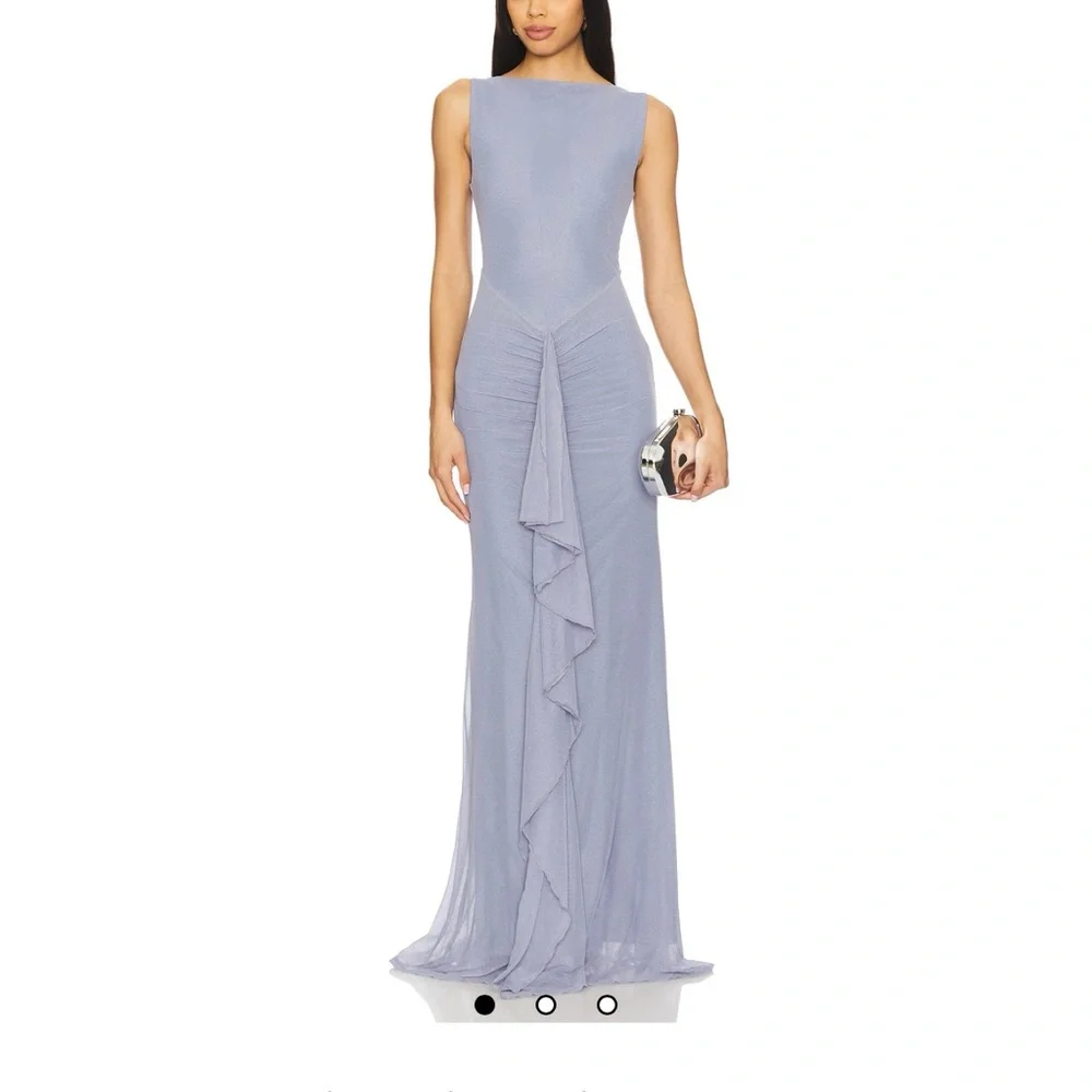 Elle Maxi Dress in Dusk Blue - Picture 1 of 10